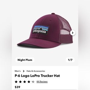 Patagonia P-6 LoPrp Trucker Hat - Night Plum